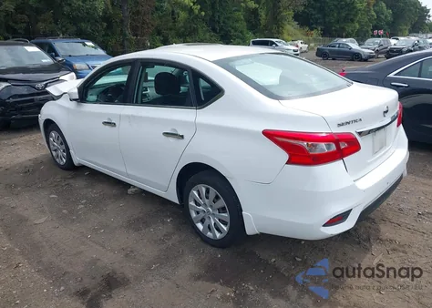2016 Nissan Sentra S из США, поврежденный, VIN 3N1AB7AP3GY281491